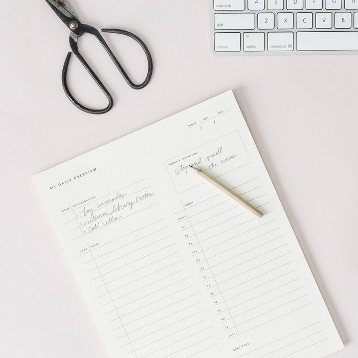 Daily Overview Notepad