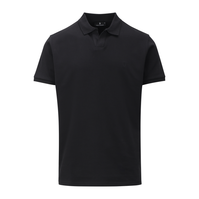 Urban Pioneers Male Dani SS Pique PIQUE BLACK