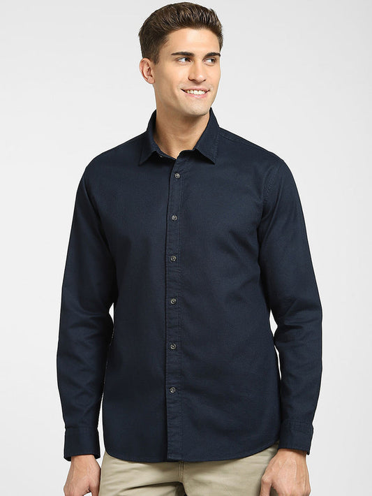 Dark Blue Full Sleeves Shirt