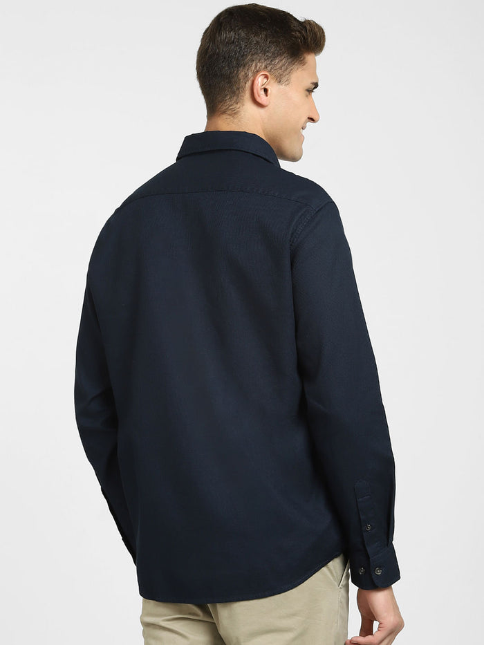 Dark Blue Full Sleeves Shirt