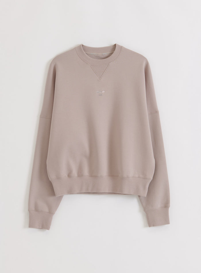 Dark Clay Le Run Running Sweatshirt