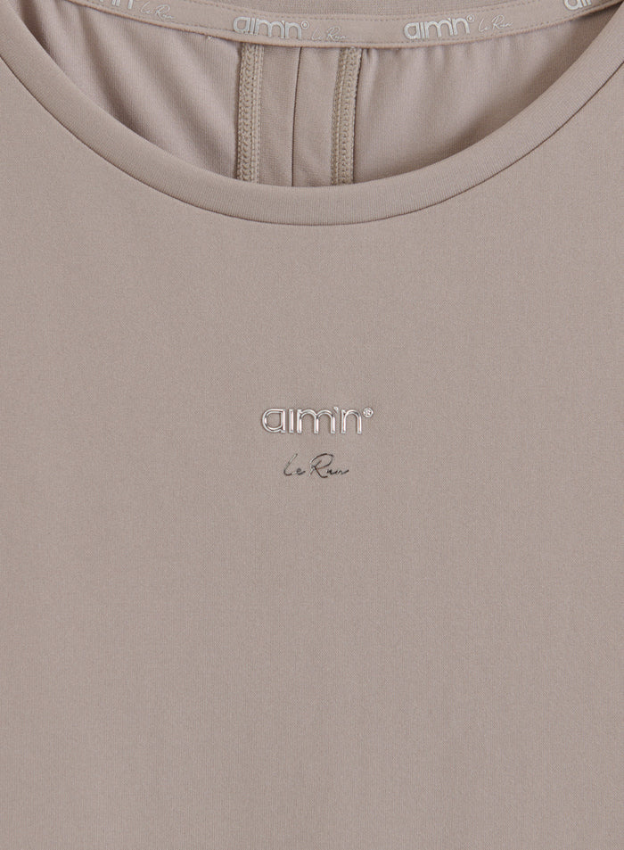 Dark Clay Seamless Running Top