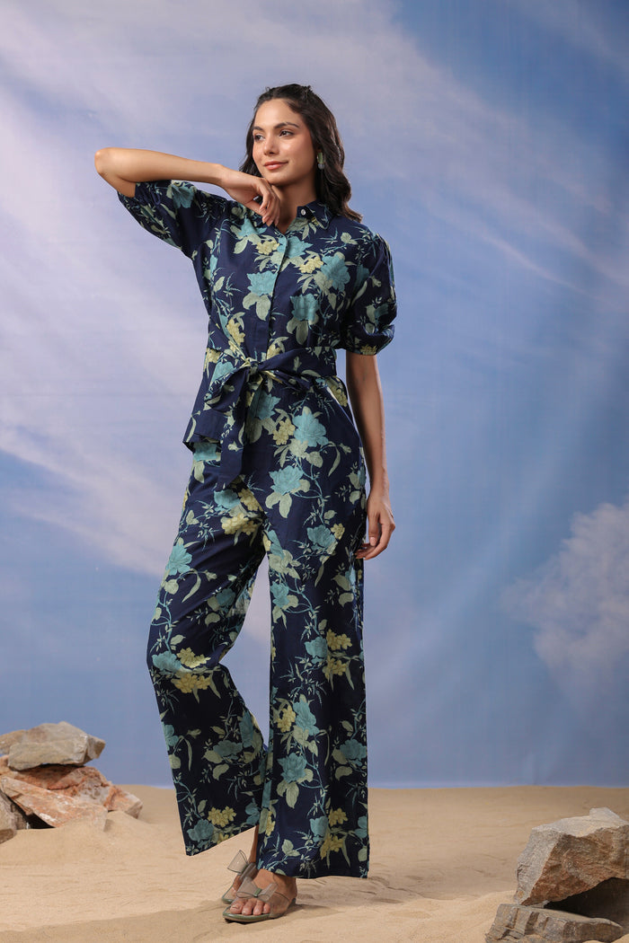 Dark Elegance Cotton Co-ord Set