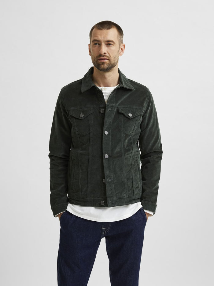 Dark Green Corduroy Jacket