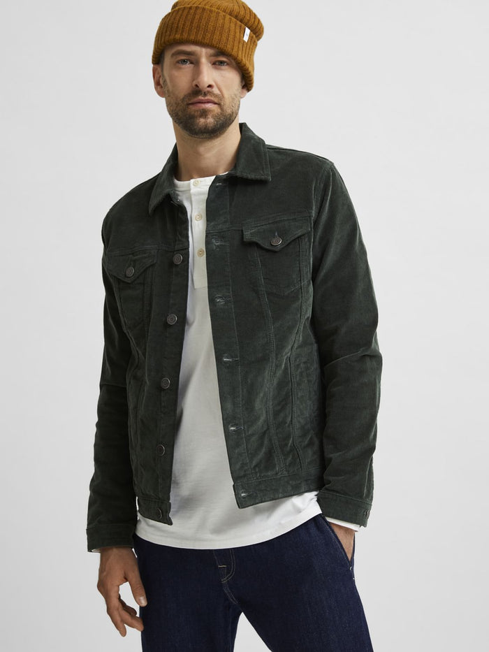 Dark Green Corduroy Jacket