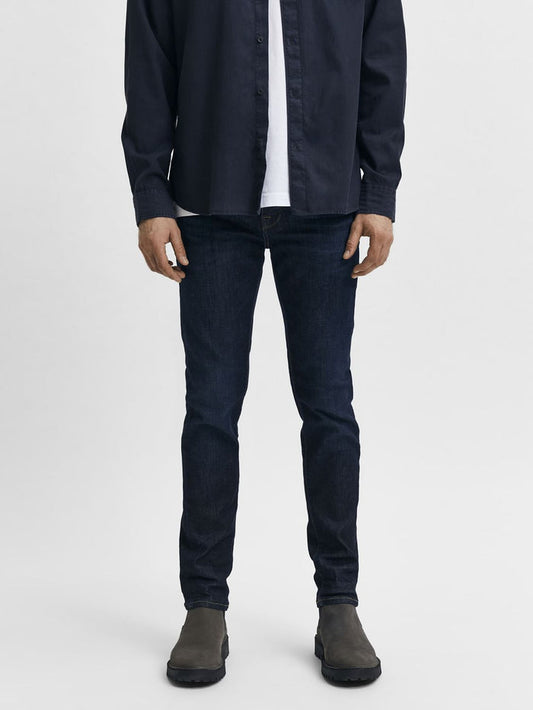 Darl Blue Mid Rise Leon Slim Jeans