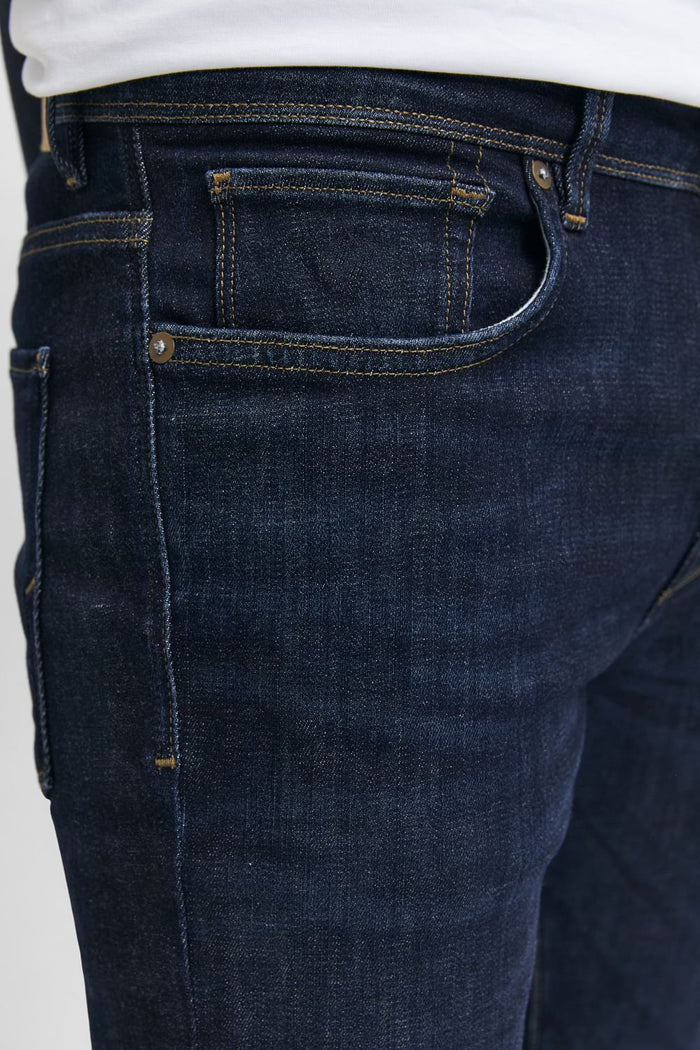 Darl Blue Mid Rise Leon Slim Jeans