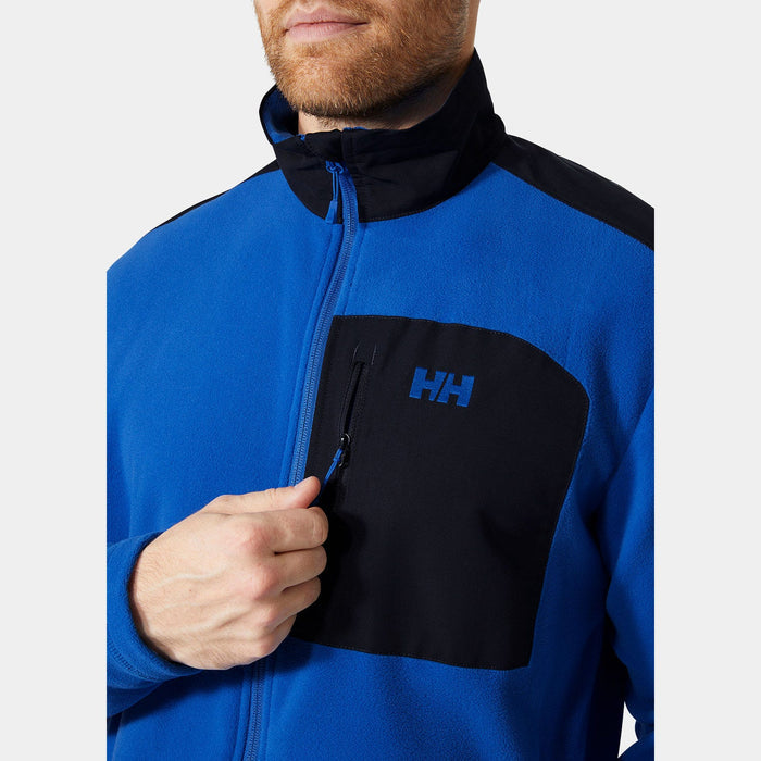 Daybreaker Block Microfleece Jacket in Cobalt