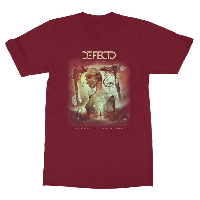 Defecto - Echoes of Isolation Maroon - T-Shirt
