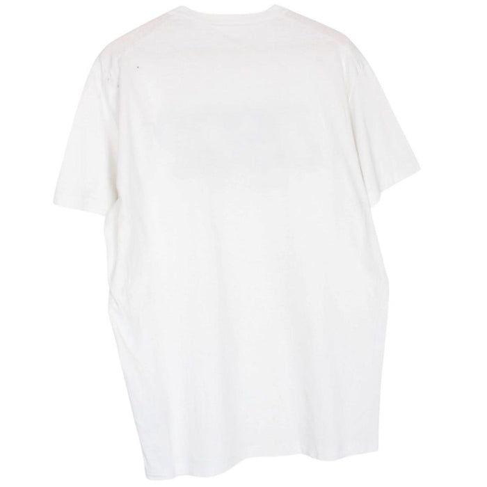 Dsquared2 white short sleeve cotton t-shirt with DSQ2 logo print and pocket detail.