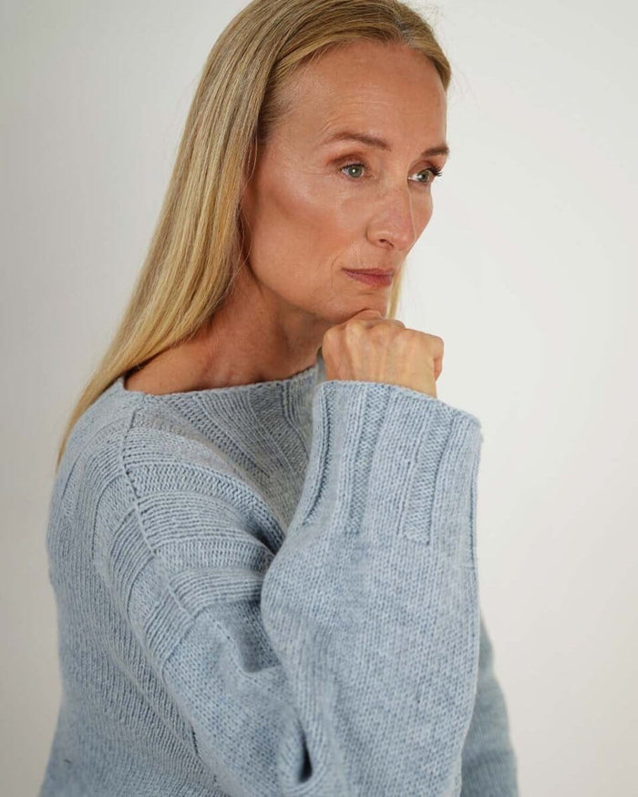 Easy Peasy Rose Sweater, knitting pattern