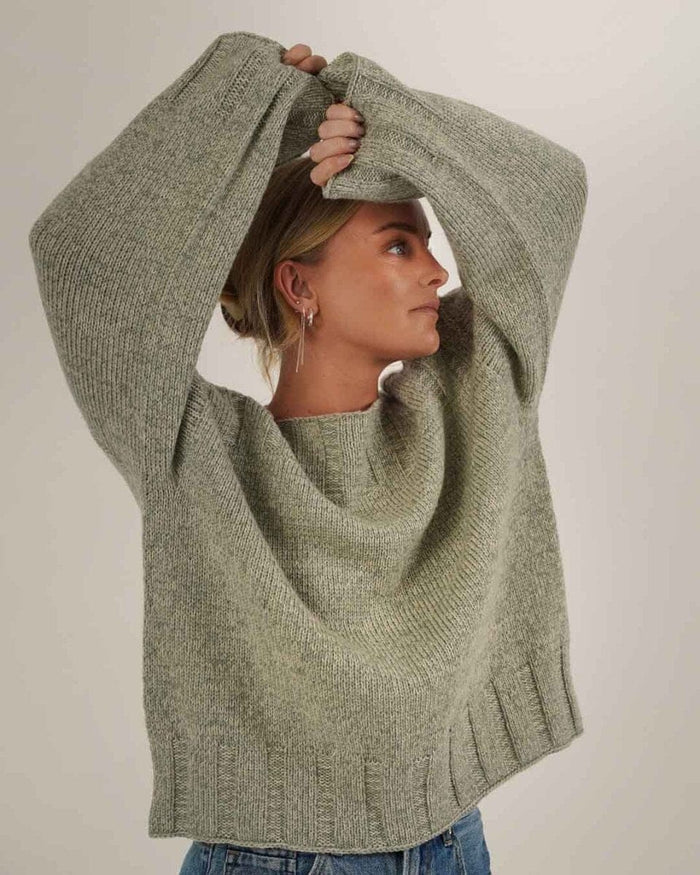 Easy Peasy Rose Sweater, No 4 + 12 knitting kit