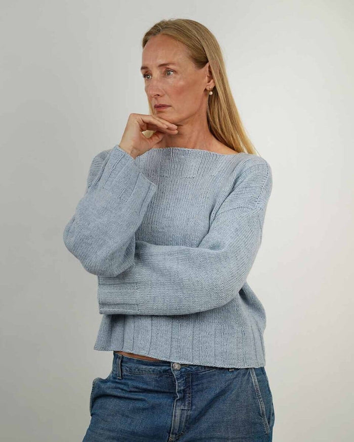 Easy Peasy Rose Sweater, No 4 + 12 knitting kit