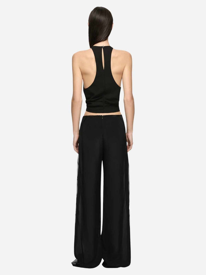 Elenora Racer Top - Black