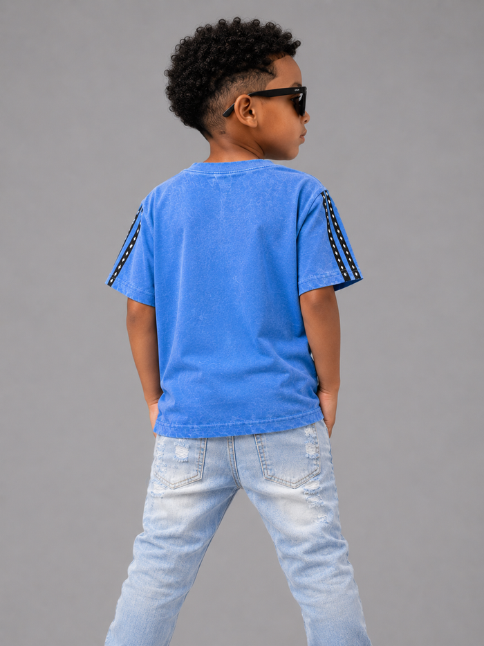 Elite Denim Kids 'Purpose' T-Shirt in Blue