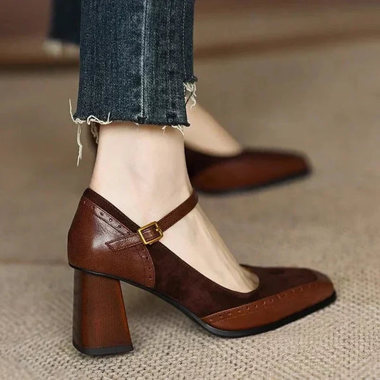 Ellie | Classic Vegan Leather Pumps