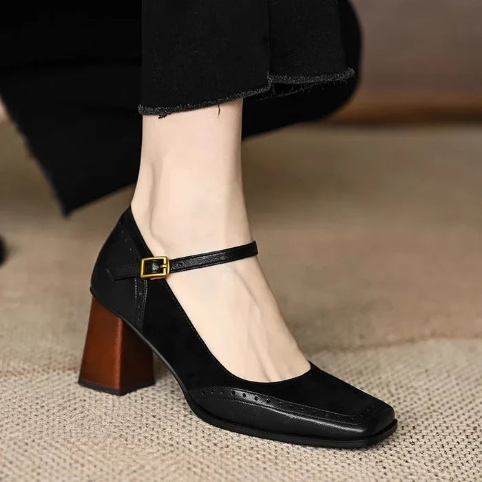 Ellie | Classic Vegan Leather Pumps