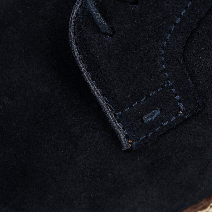 Elliot Suede Derby Shoes in Navy