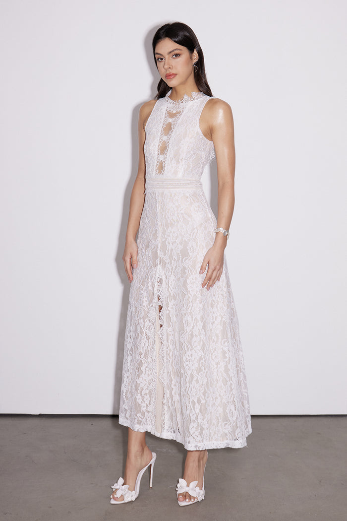 Emalee Tank Top Lace Maxi Dress