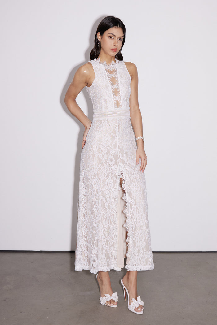 Emalee Tank Top Lace Maxi Dress