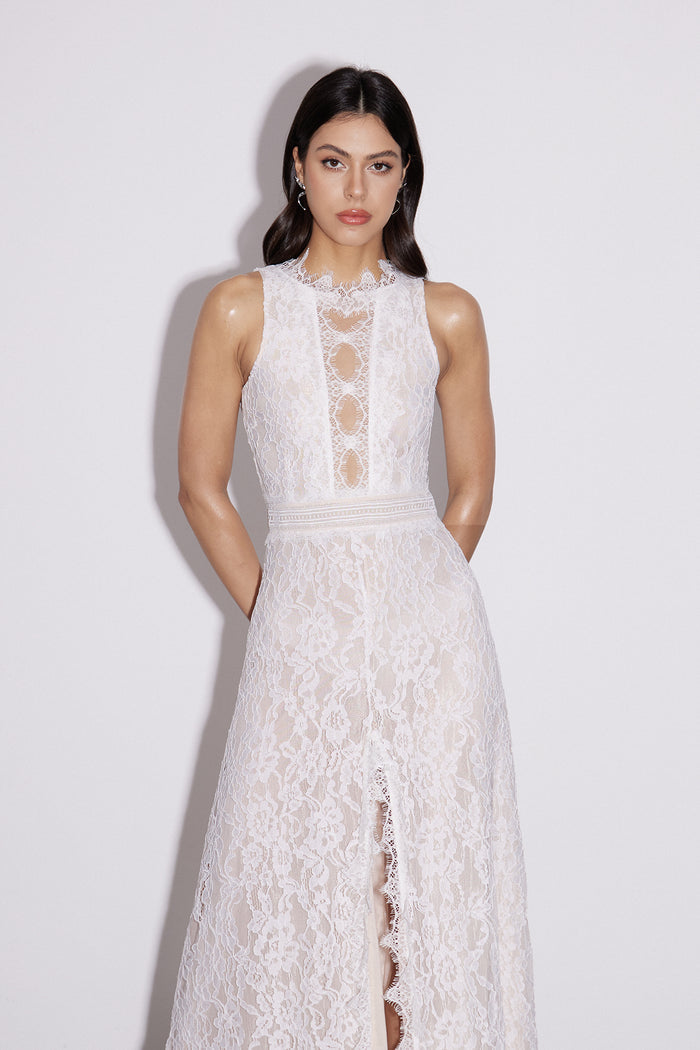 Emalee Tank Top Lace Maxi Dress