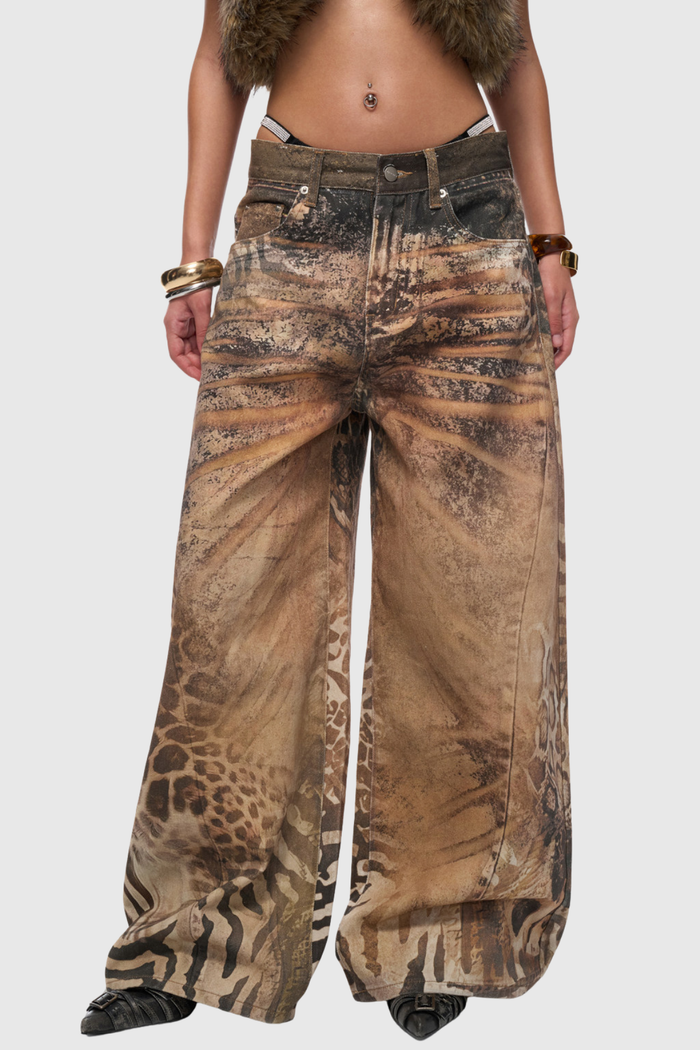 Emlyn Leopard Hayley Jeans