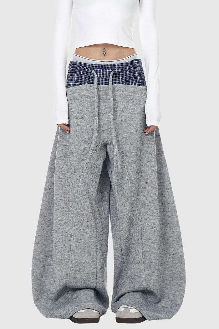 Emmaline Deconstruct Grid Pants