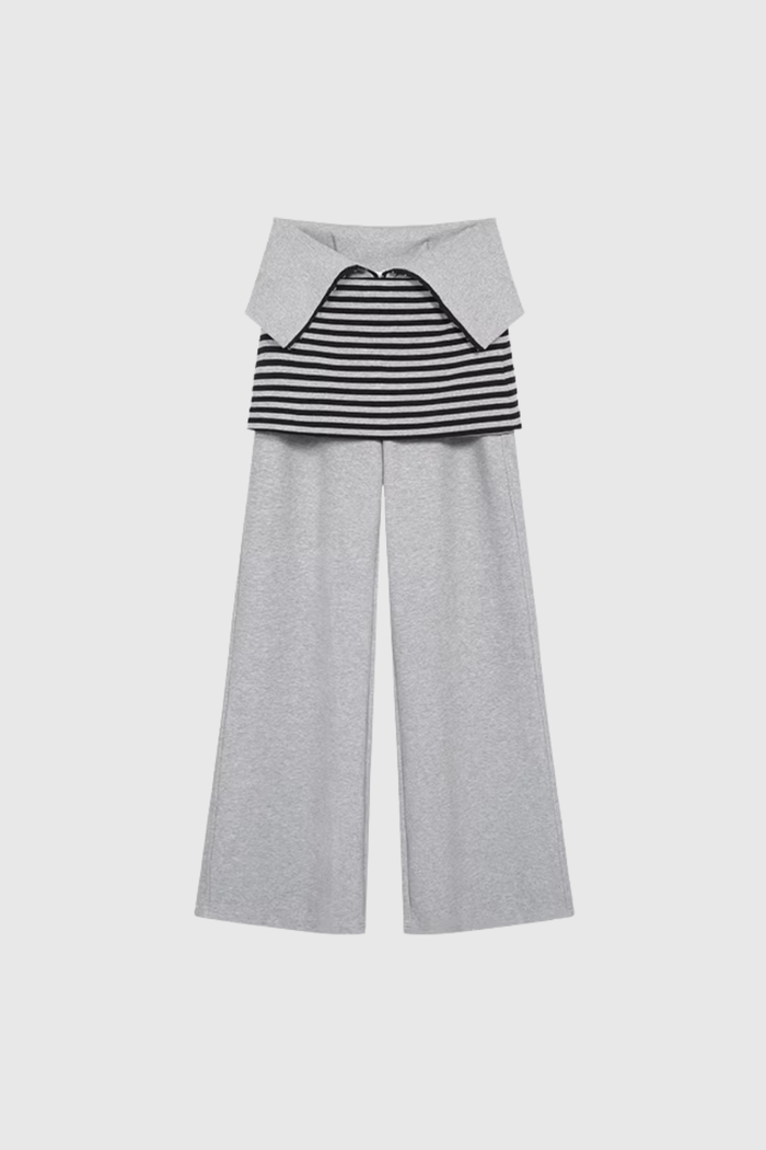 Emmanouil Stripe Deconstruct Pants