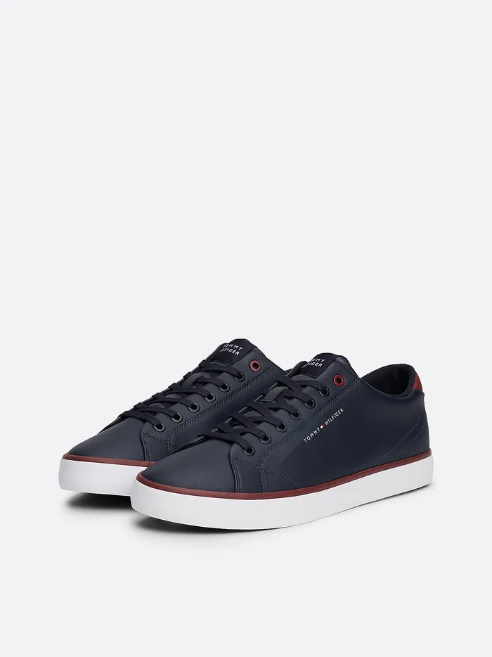 Essential Textured Stitch Trainers in Navy