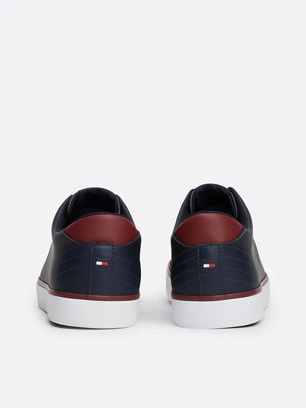 Essential Textured Stitch Trainers in Navy