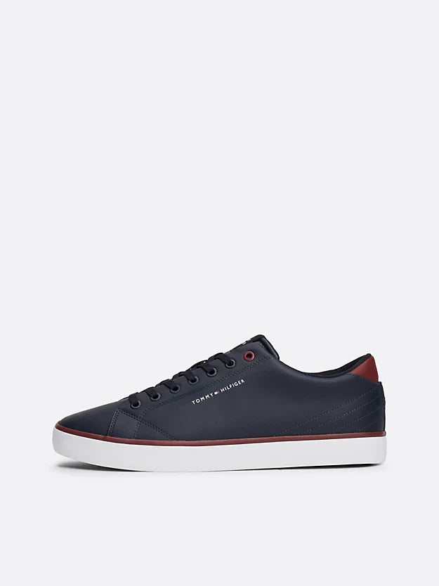 Essential Textured Stitch Trainers in Navy