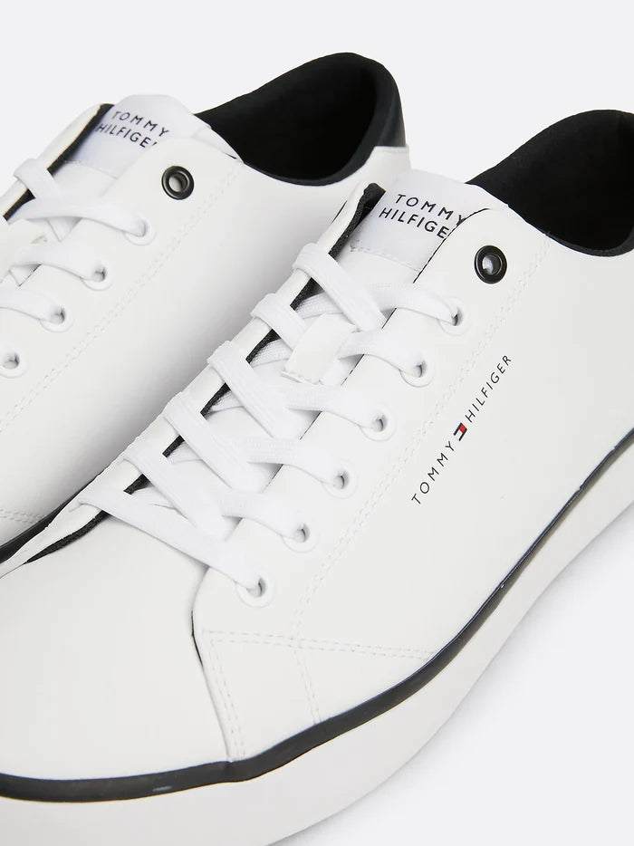 Essential Textured Stitch Trainers in White