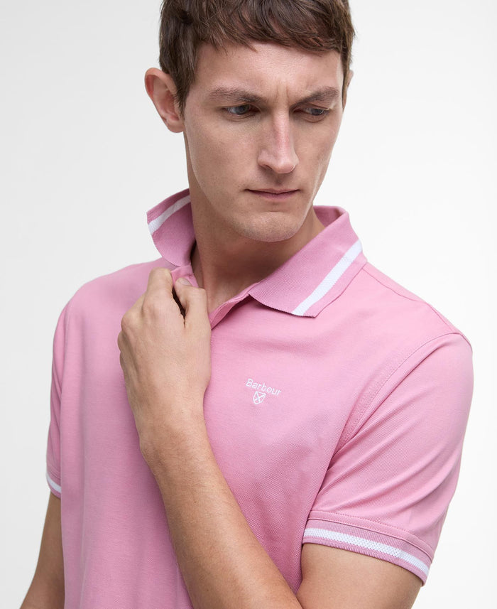 Ferrybridge Lightweight Polo in Pink