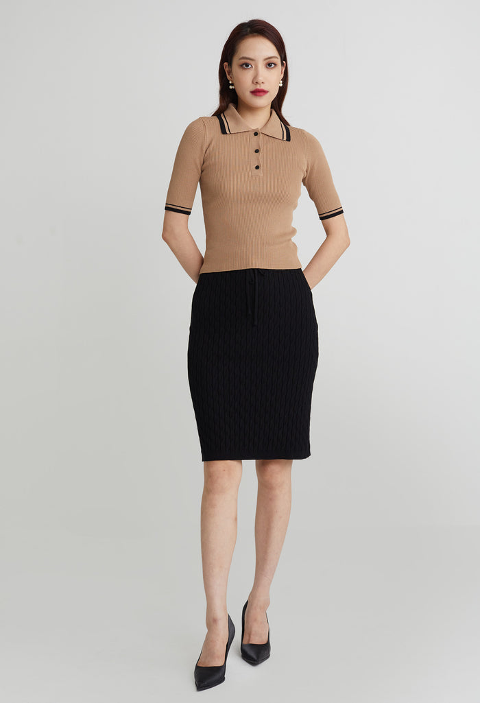 Fitted Classic Collared T-Shirt