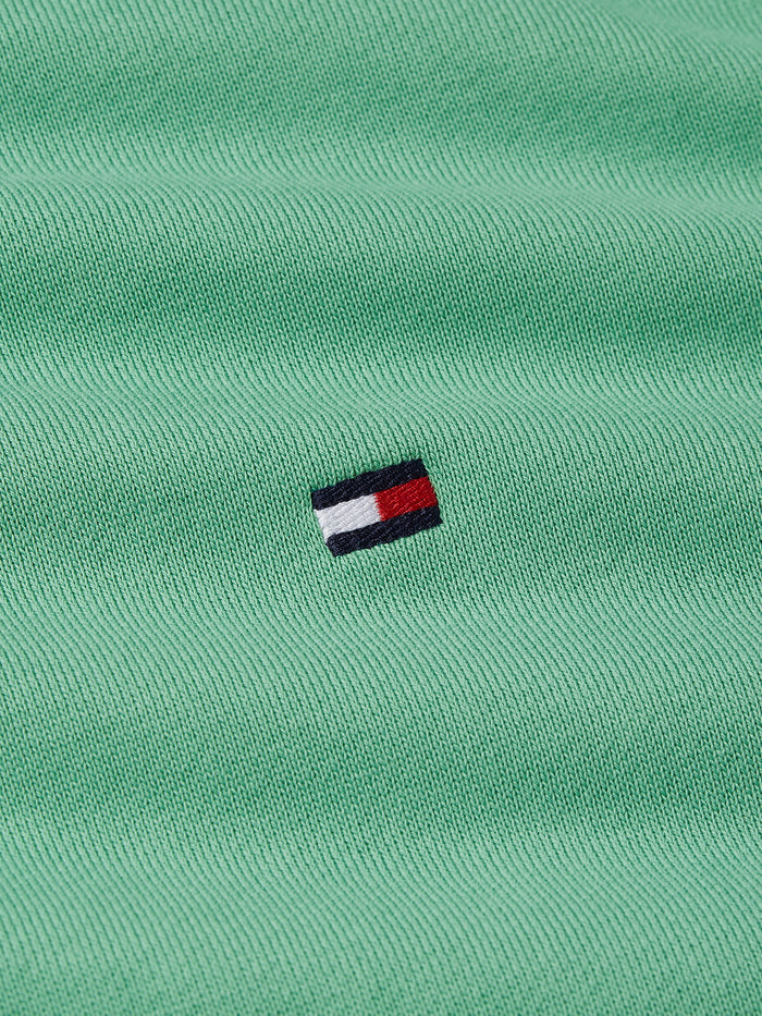Flag Embroidery Hoody in Fort Green