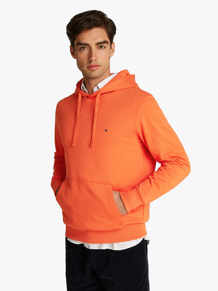 Flag Embroidery Hoody in Orange