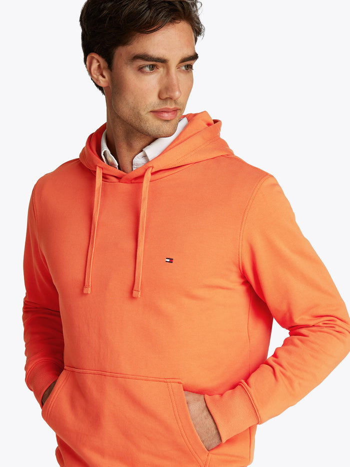 Flag Embroidery Hoody in Orange