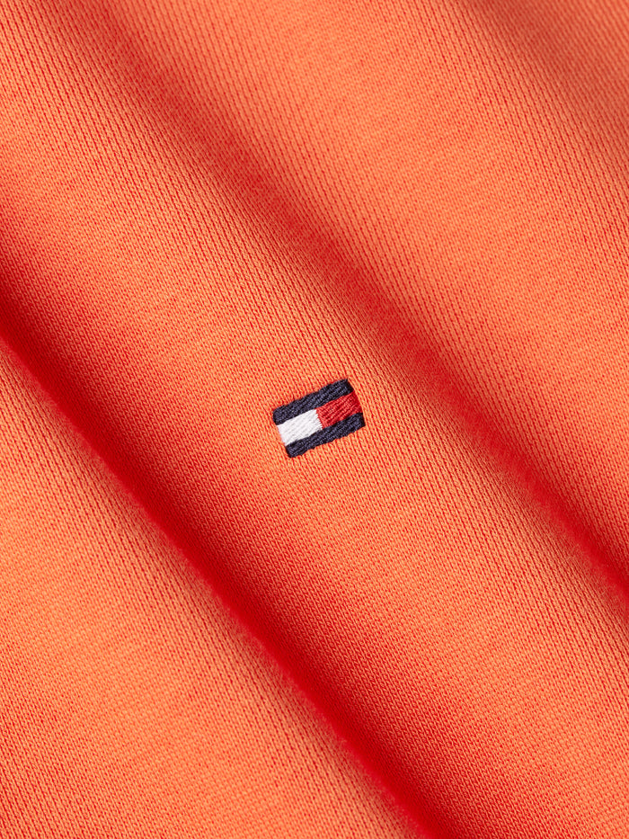 Flag Embroidery Hoody in Orange