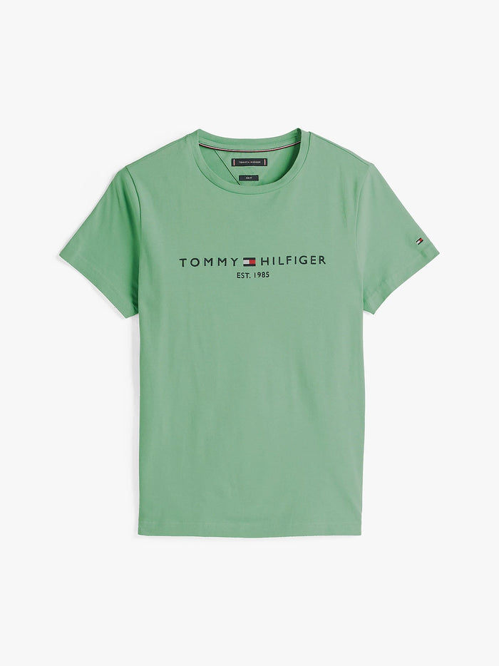 Flag Embroidery Tee in Green