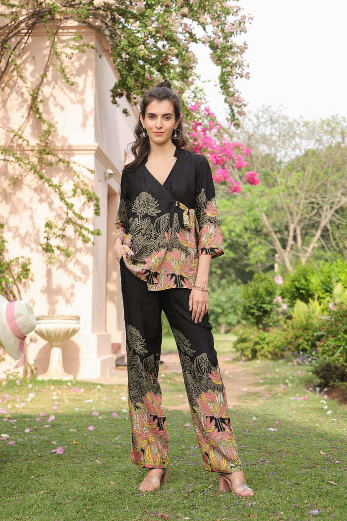 Fleur de Russian Silk Co-ord Set