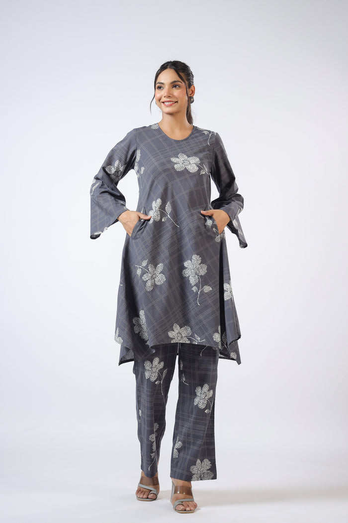 Floral Cascade Cotton Co-ord Set