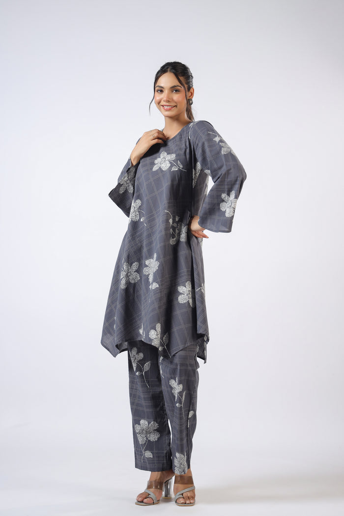 Floral Cascade Cotton Co-ord Set