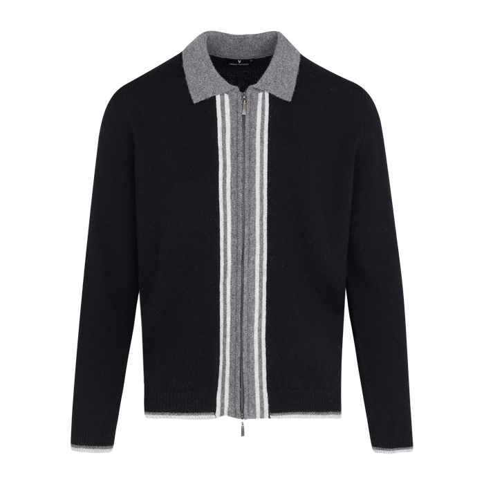 Urban Pioneers Male Ford zip CARDIGAN BLACK