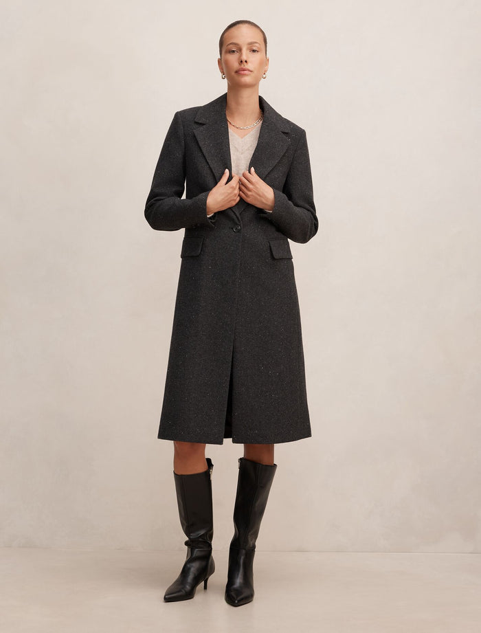 Francesca Single Breasted Coat Forever New