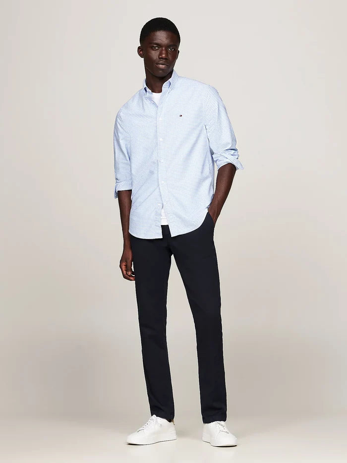 Gingham Oxford Shirt in Blue