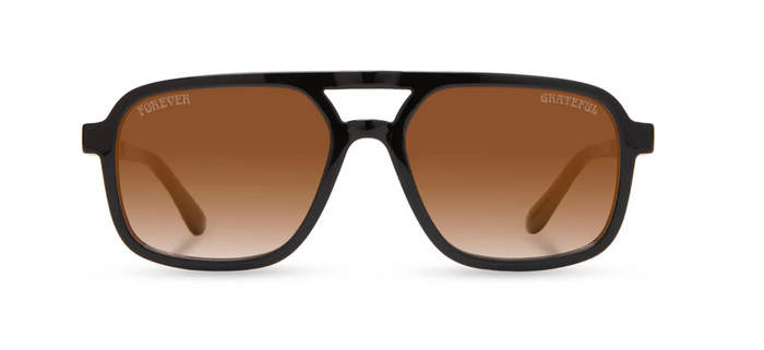 Glacier: Black// Grateful Dead Bears engraved- HD Plus Brown Fade