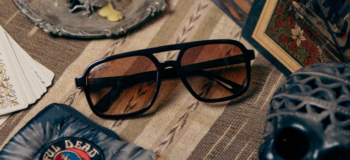 Glacier: Black// Grateful Dead Bears engraved- HD Plus Brown Fade