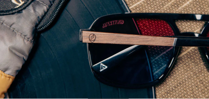 Glacier: Black // Grateful Dead Bears engraved- HD Plus polarized Sunset