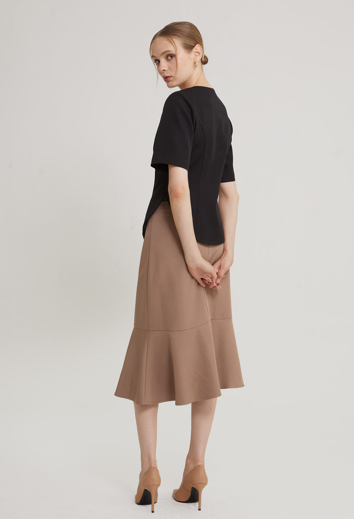 Golden Muse Cinched Top