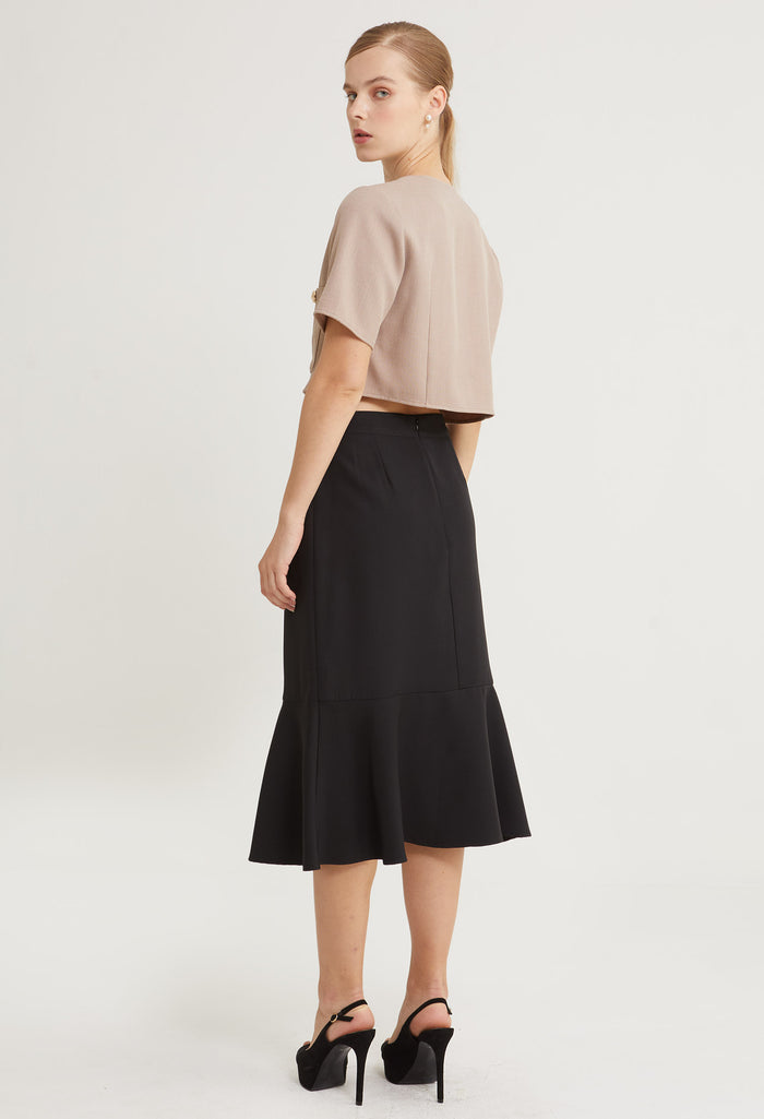 Golden Muse Cropped Length Top